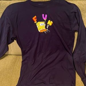 BOXLUNCH Medium SpongeBob SquarePants Fun Long Sleeve T-Shirt